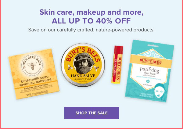 Skin care, makeup and more, ALL UP TO 40% OFF