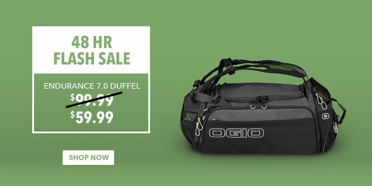 48 Hour Flash Sale: Endurance Duffel Bag Was $99.99 Now $59.99