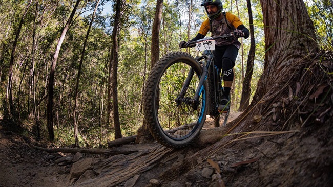 Back between the tape at the Rocky Trail Superflow Nerang