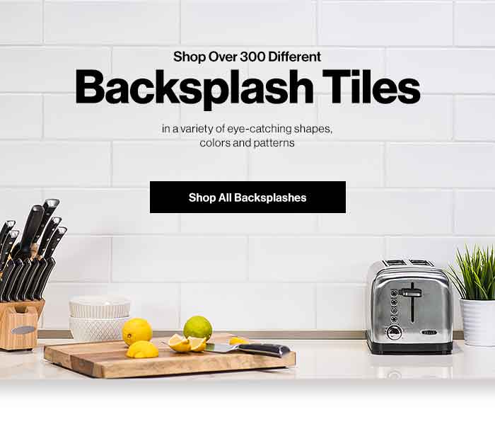 Shop Over 300 Different Backsplash Tiles in a variety of eye-catching shapes, colors and patterns. Shop All Backsplashes Now!