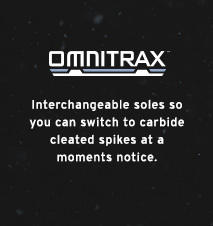 OmniTrax Technology - Interchangeable sole tech - Learn more