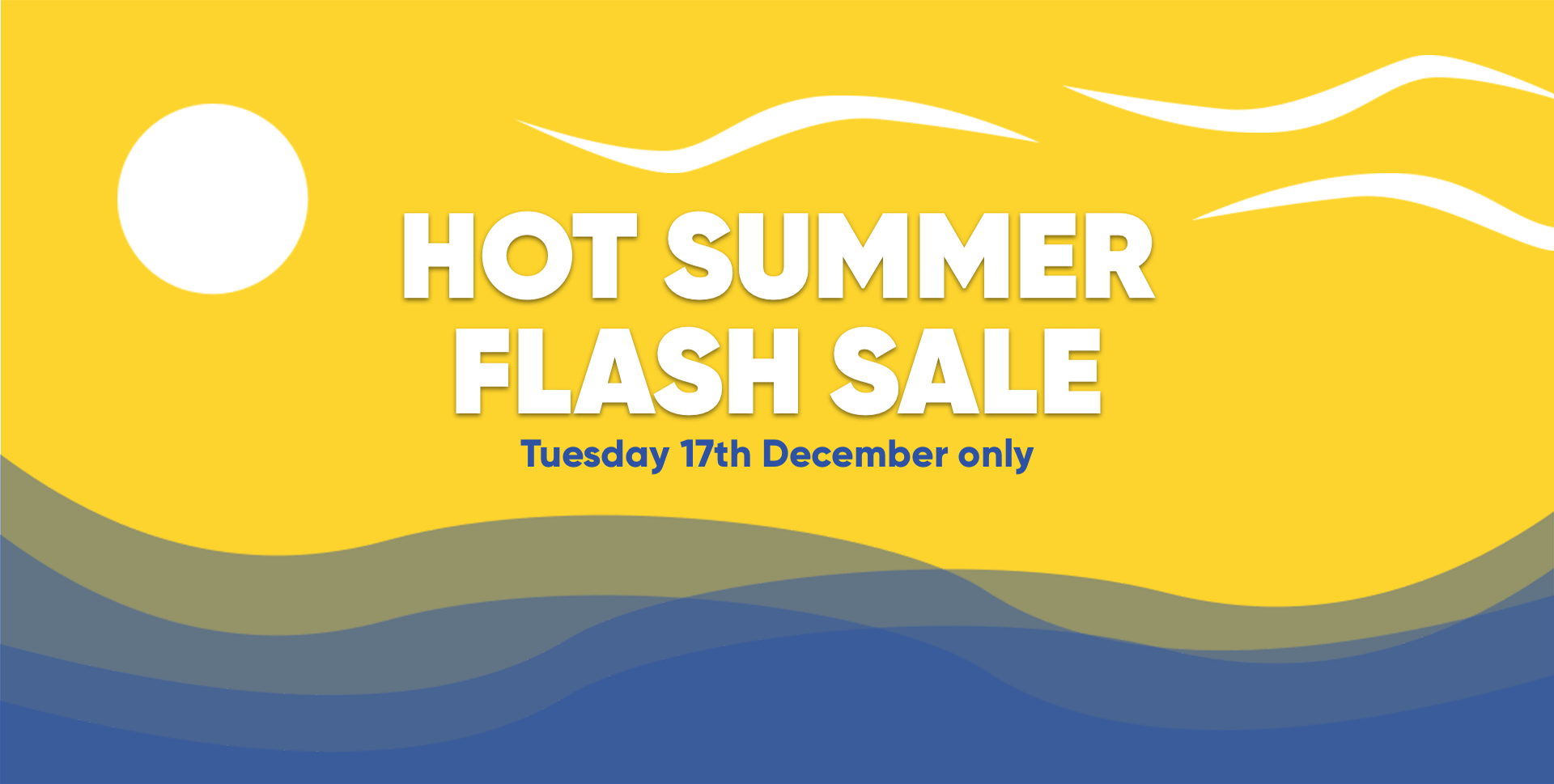 Hot summer flash sale