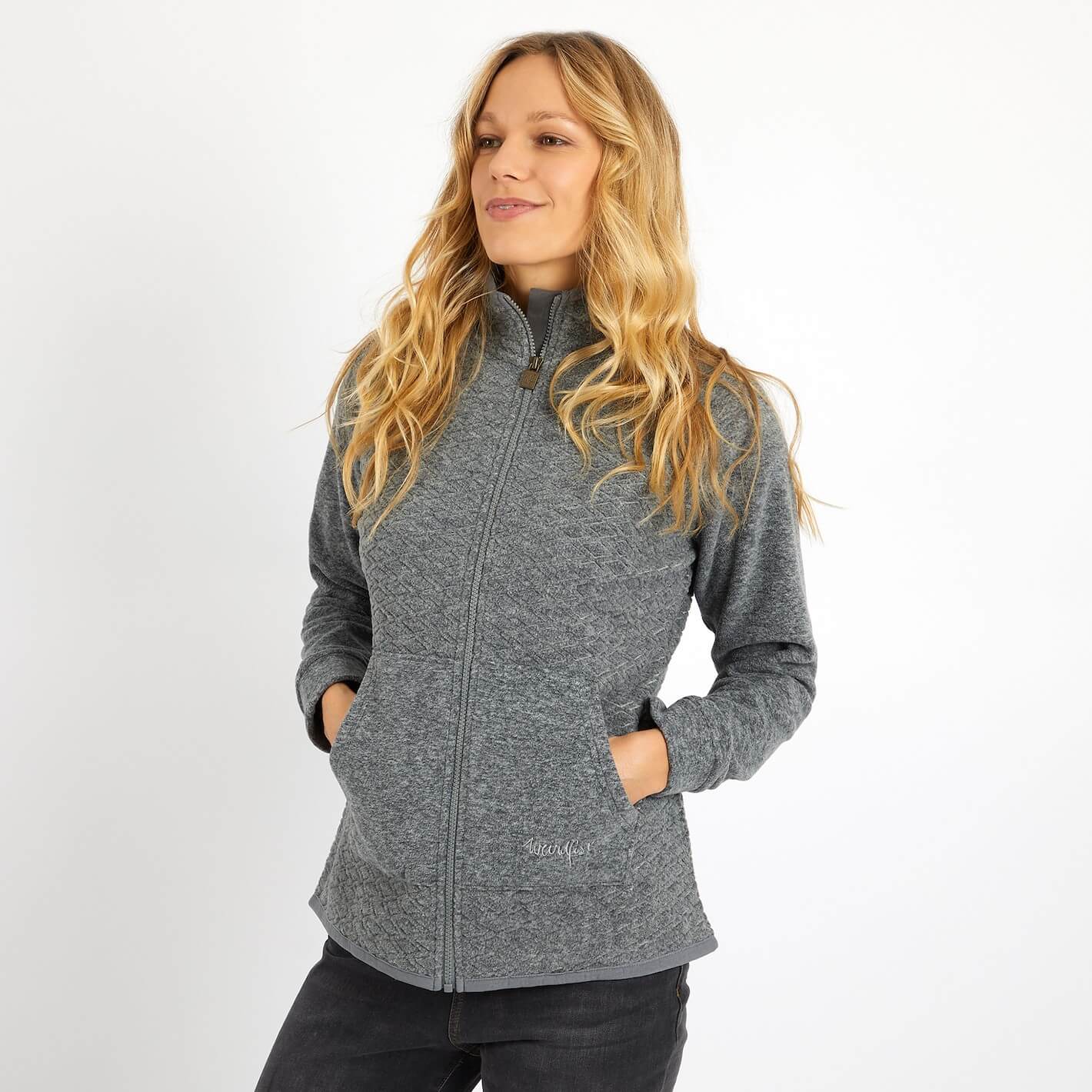 Pippy Full Zip Diamond Microfleece 