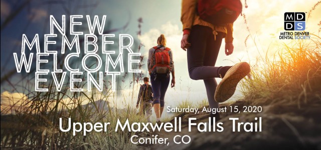 New member welcome event  august 15 2020 upper maxwell falls trail conifer, co