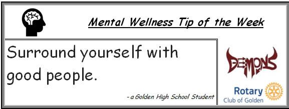 Mental Health Wellness Tip - surround yourself with good people