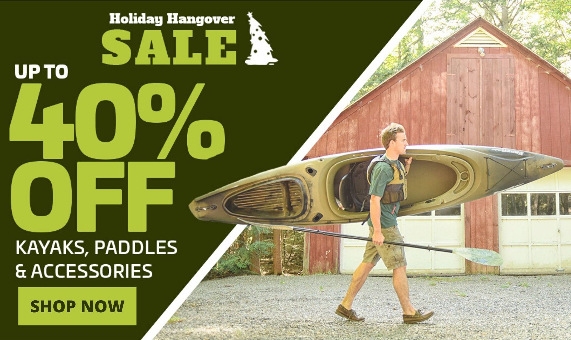Up To 40% Off Kayaks, Paddles & Accessories