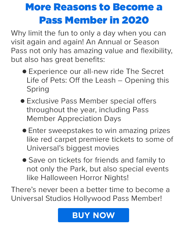 More Reasons to Become a Pass Member in 2020