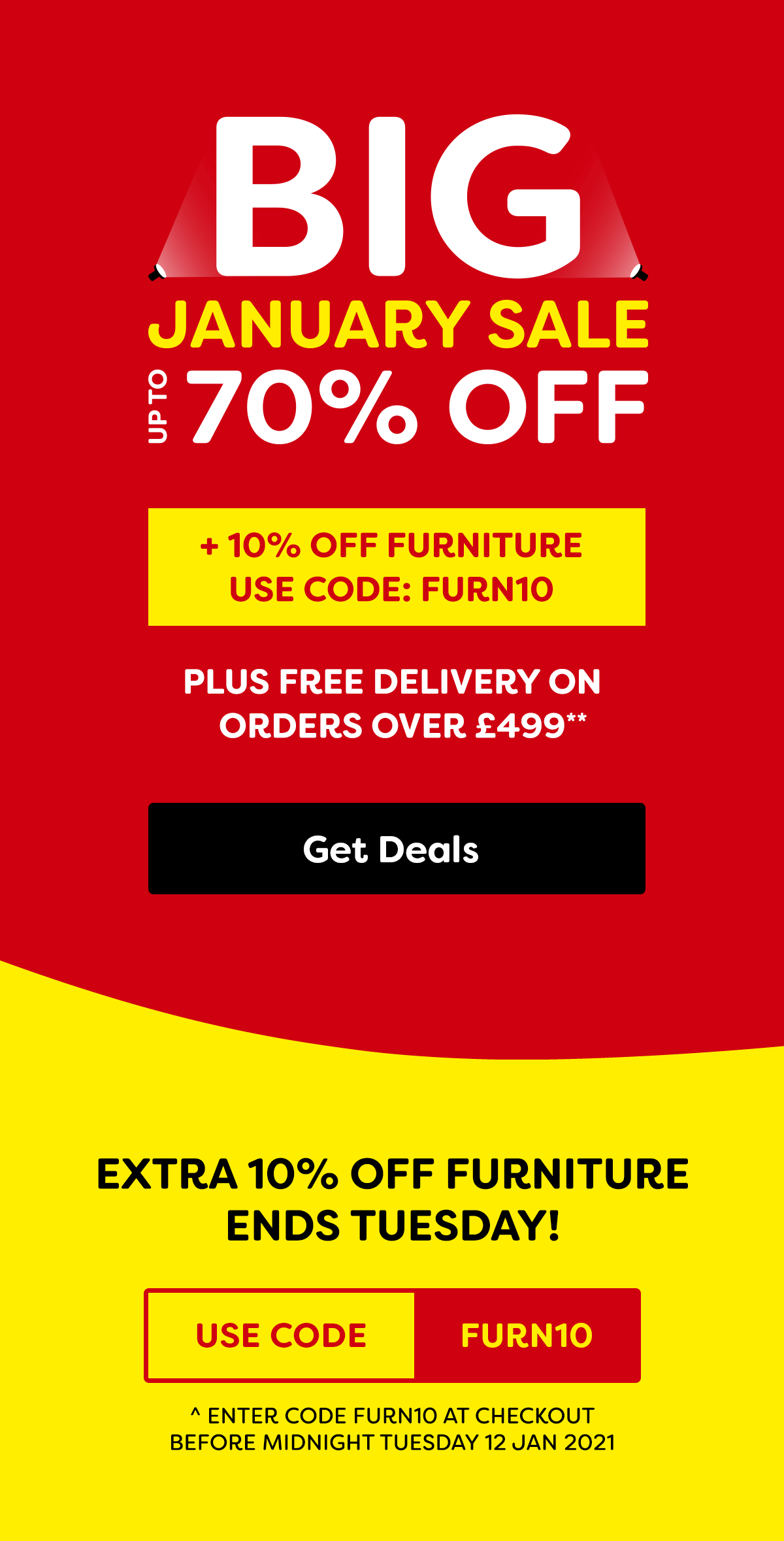 JAN SALE +FURN10