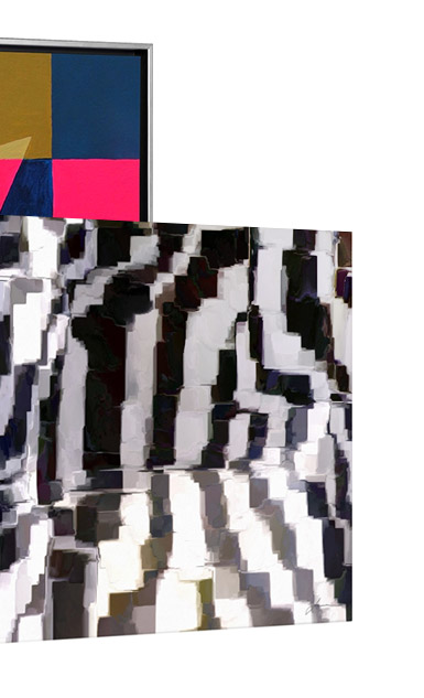 Zebra Tiles I by James Burghardt