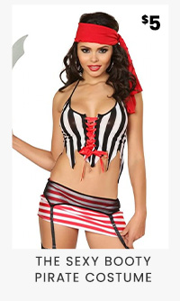 The Sexy Booty Pirate Costume