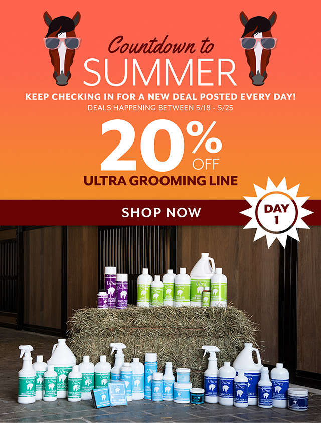 Memorial Day Countdown Deals are here. Today''s deal -- 20% off Ultra Grooming Products. 5/18/20 - 5/25/20.