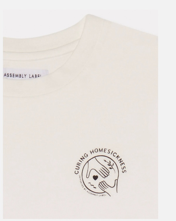 Homesick Tee Kids Antique White | Assembly Label