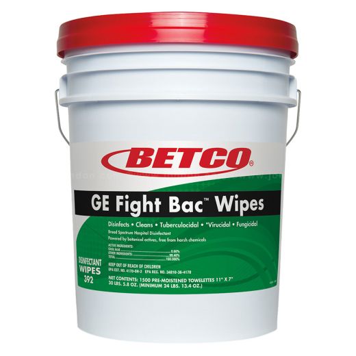 Betco® Big Bucket GE Fight BacT Disinfecting Wipes (1,500 PK)