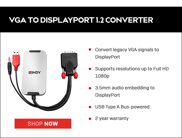 VGA to DisplayPort 1.2 Converter