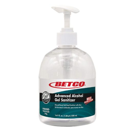 Betco Advanced Alcohol Gel Hand Sanitizer, 500 mL
