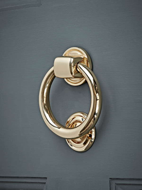 Ring Door Knocker - Brass