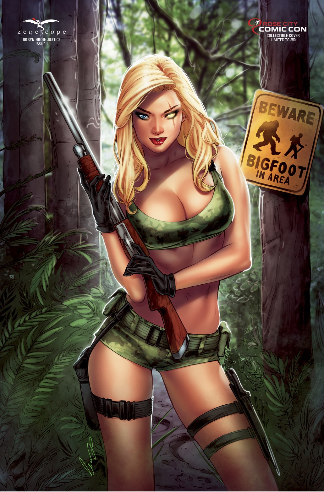 Image of Robyn Hood: Justice #1 - Cover L - LE 350