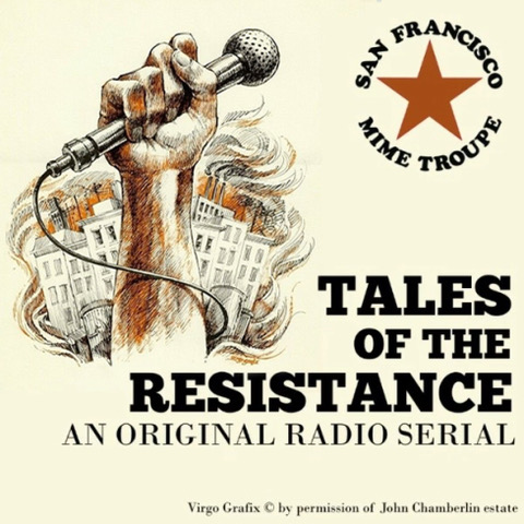 "Tales of the Resistance" radio serial banner
