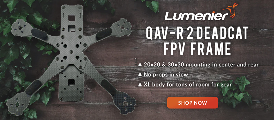 Lumenier QAV-R 2 Slam Deadcat Freestyle Quadcopter Frame