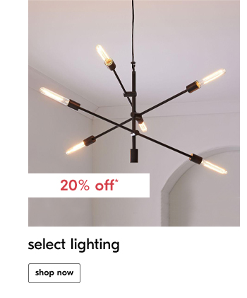 select lighting. shop now