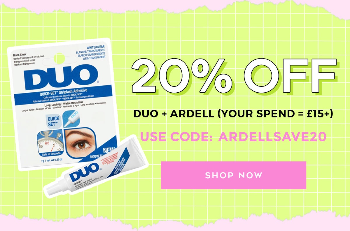 20% OFF DUO + ARDELL (your spend = ?15+) Use code: ARDELLSAVE20