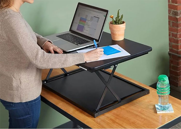 Portable standing desk | StackSocial