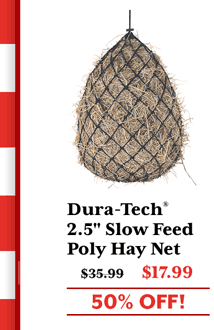 Dura-Tech? Easy Close 2.5" Slow Feed Poly Hay Net