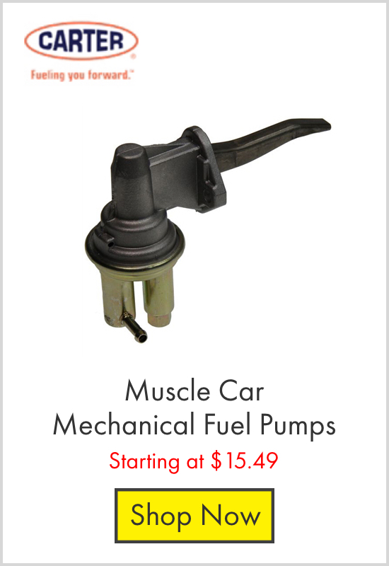 Carter Muscle Car Mechanical Fuel Pumps - Starting at $15.49