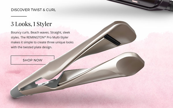 Discover Twist & Curl. 3 Looks, 1 Styler. Shop Now!