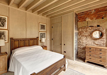 Master Bedroom at Astley Castle in Warwickshire