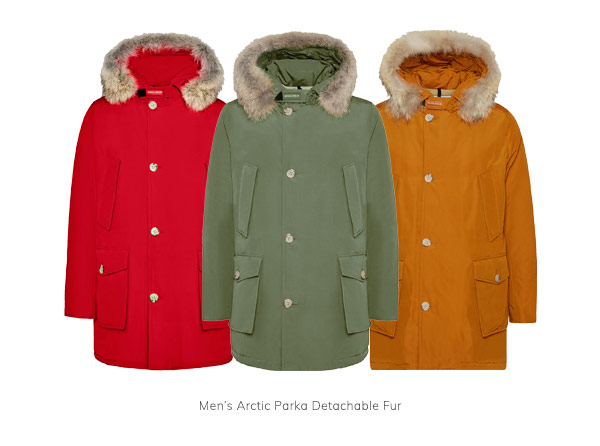 Men’s Arctic Parka Detachable Fur
