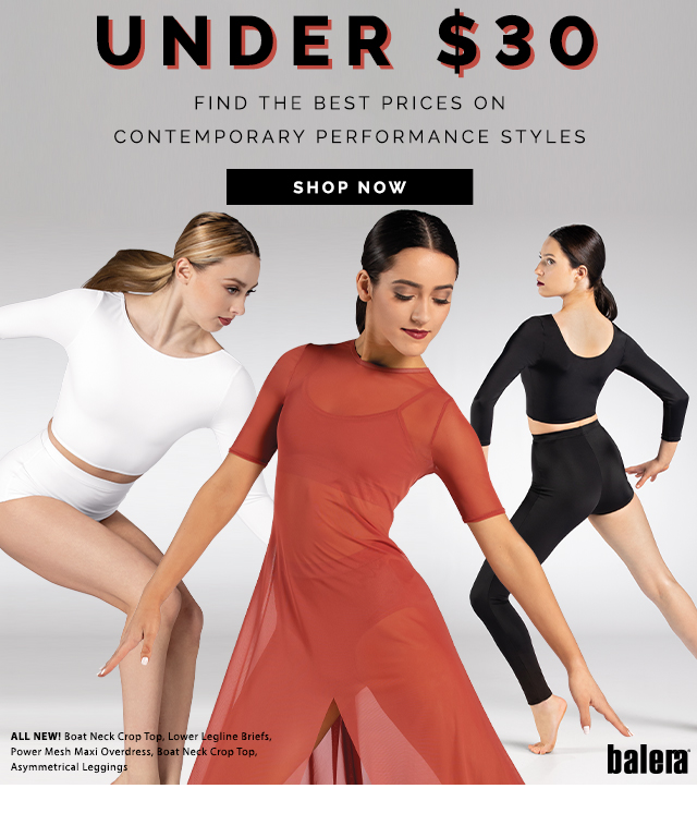 under $30. find the best prices on contemporary performance styles. shop now