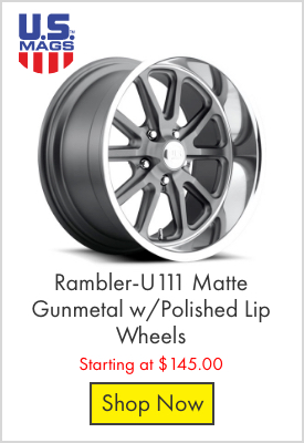 US Mags Rambler-U111 Matte Gunmetal w/Polished Lip Finish Wheels - Starting at $145.00