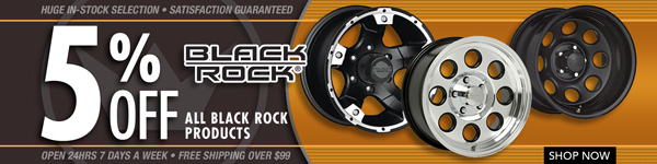 Save Up to $13 off all Blackrock Wheel Products