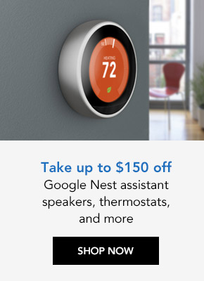 Take up to $150 off select Google home automation products