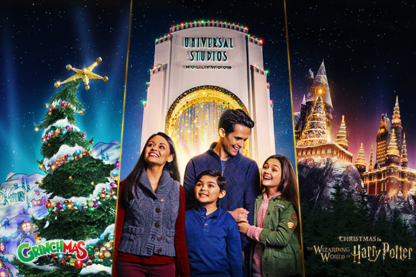 Holiday's at Universal Studios Hollywood Now-Dec.29