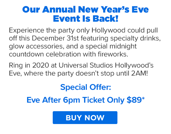 Our Annual New Year's Eve Event is Back