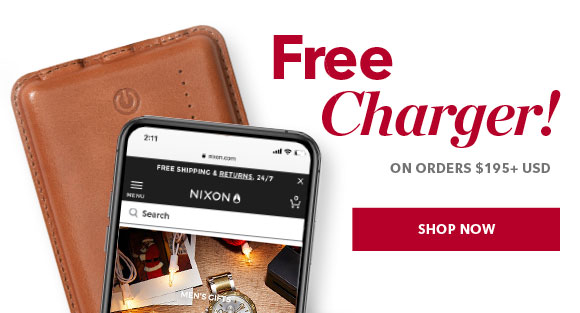 Nixon Free Wireless Charger with Purchase