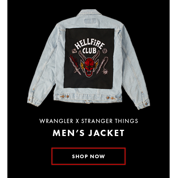 Wrangler x Stranger Things. Men''s Jacket''s SHOP NOW