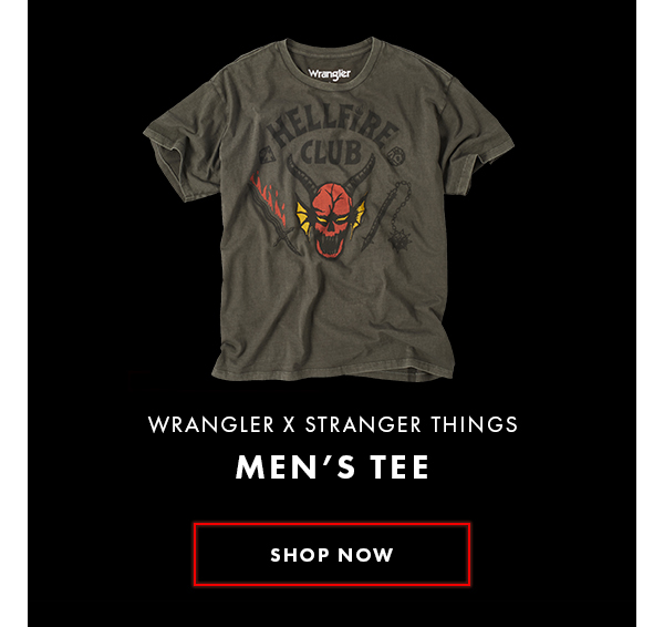 Wrangler x Stranger Things. Men''s Tee SHOP NOW