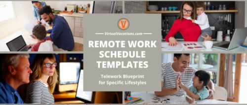 Remote Work Schedule Templates Blueprint