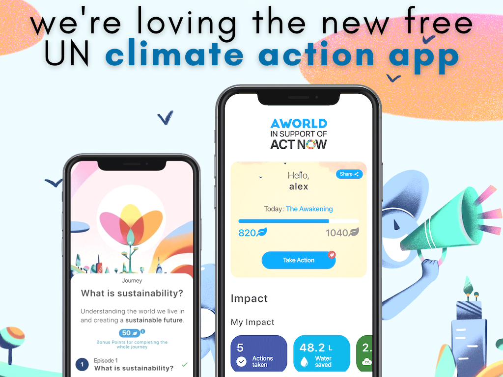 New Free UN App Encourages Sustainable Living & Climate Action