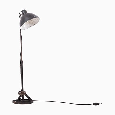 Image of Bauhaus Industrial Height Adjustable Floor Lamp, 1920s