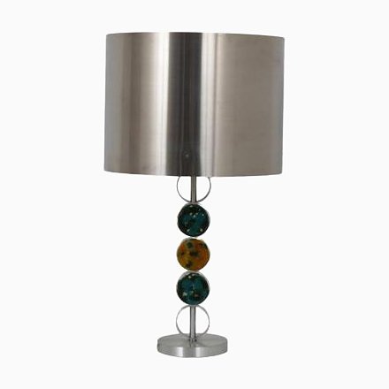 Image of Chrome with Glass Table Lamp by Nanny Still for Raak, Netherlands, 1970s