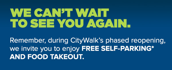 FREE SELF-PARKING* AND FOOD TAKEOUT.