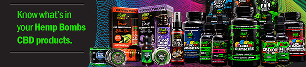 Know whats in your Hemp Bombs CBD products.