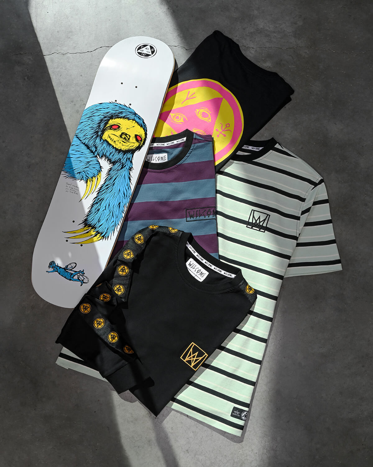 NEW ARRIVAL APPAREL AND SKATE GEAR FROM WELCOME - SHOP NOW
