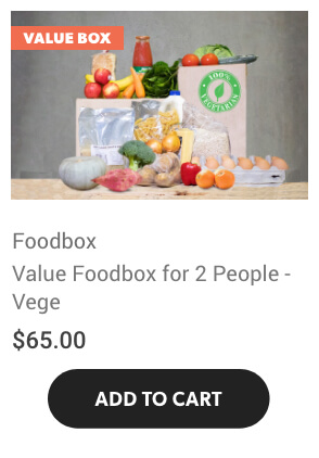 Value Foodbox for 2 Person - vege