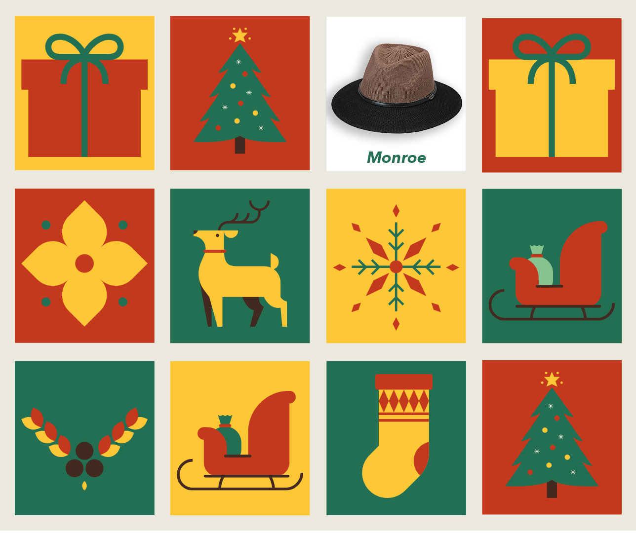 12 Days of Hats - 15% off Monroe