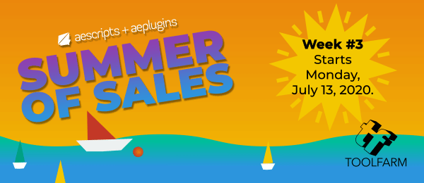 aescripts+aeplugins summer of sales week 3
